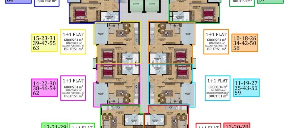 Apartment 1+1 in Avsallar, Turkey No. 31551 17