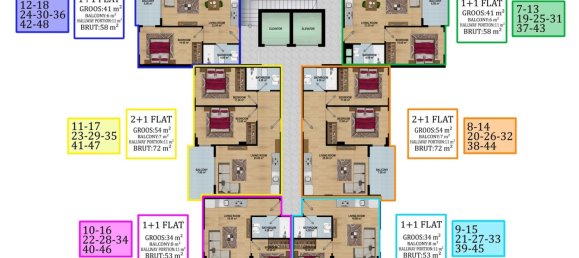 Apartment 1+1 in Avsallar, Turkey No. 31551 22