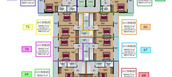 Apartment 1+1 in Avsallar, Turkey No. 31551 21