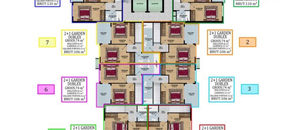 Apartment 1+1 in Avsallar, Turkey No. 31551 19