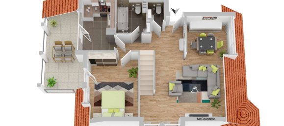 2 chambres Duplex à Dusseldorf, Germany No. 348531 23