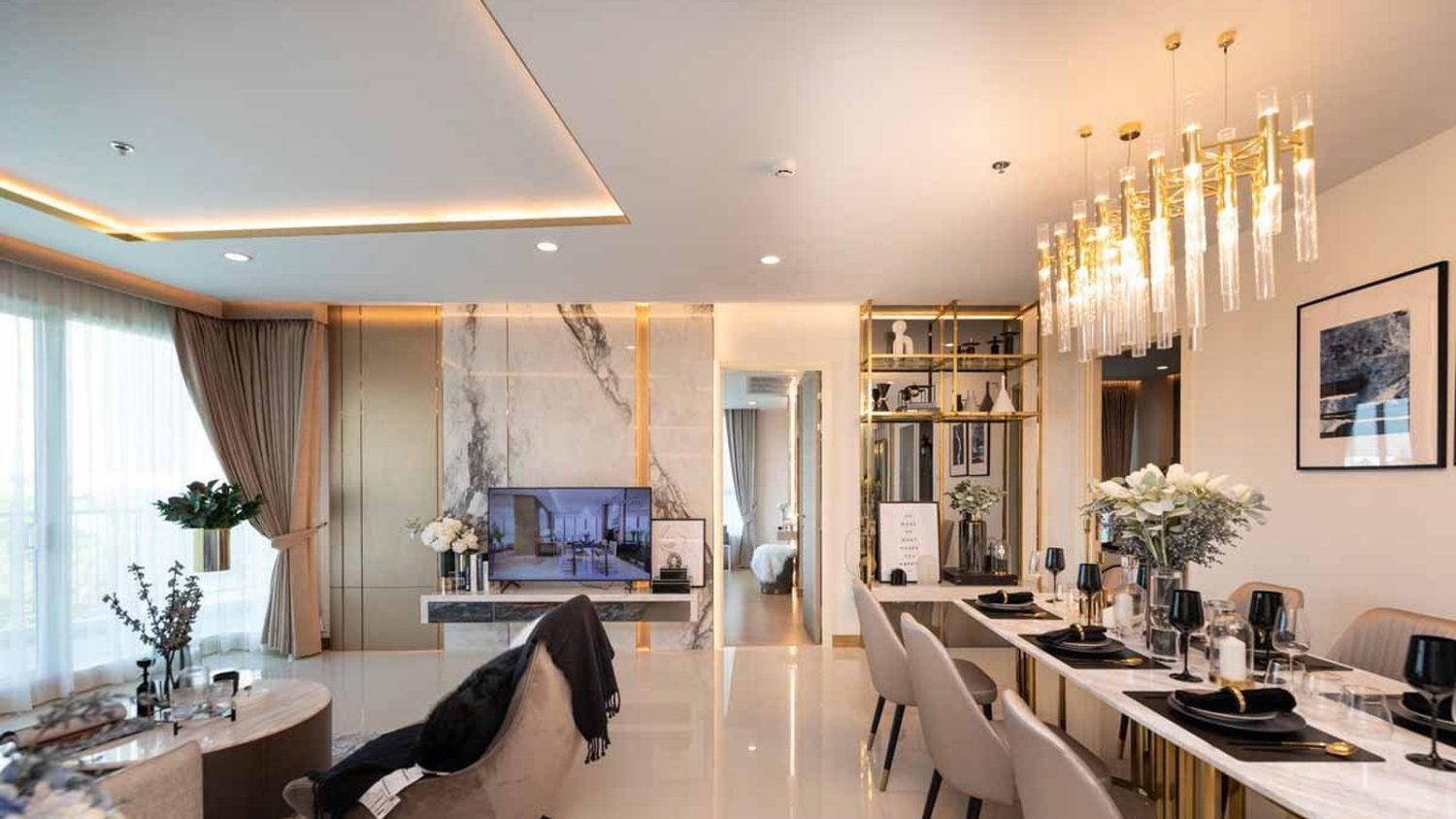 Кондоминиум  с 2 спальнями в SUPALAI RIVA GRANDE, Бангкок, Таиланд № 28007