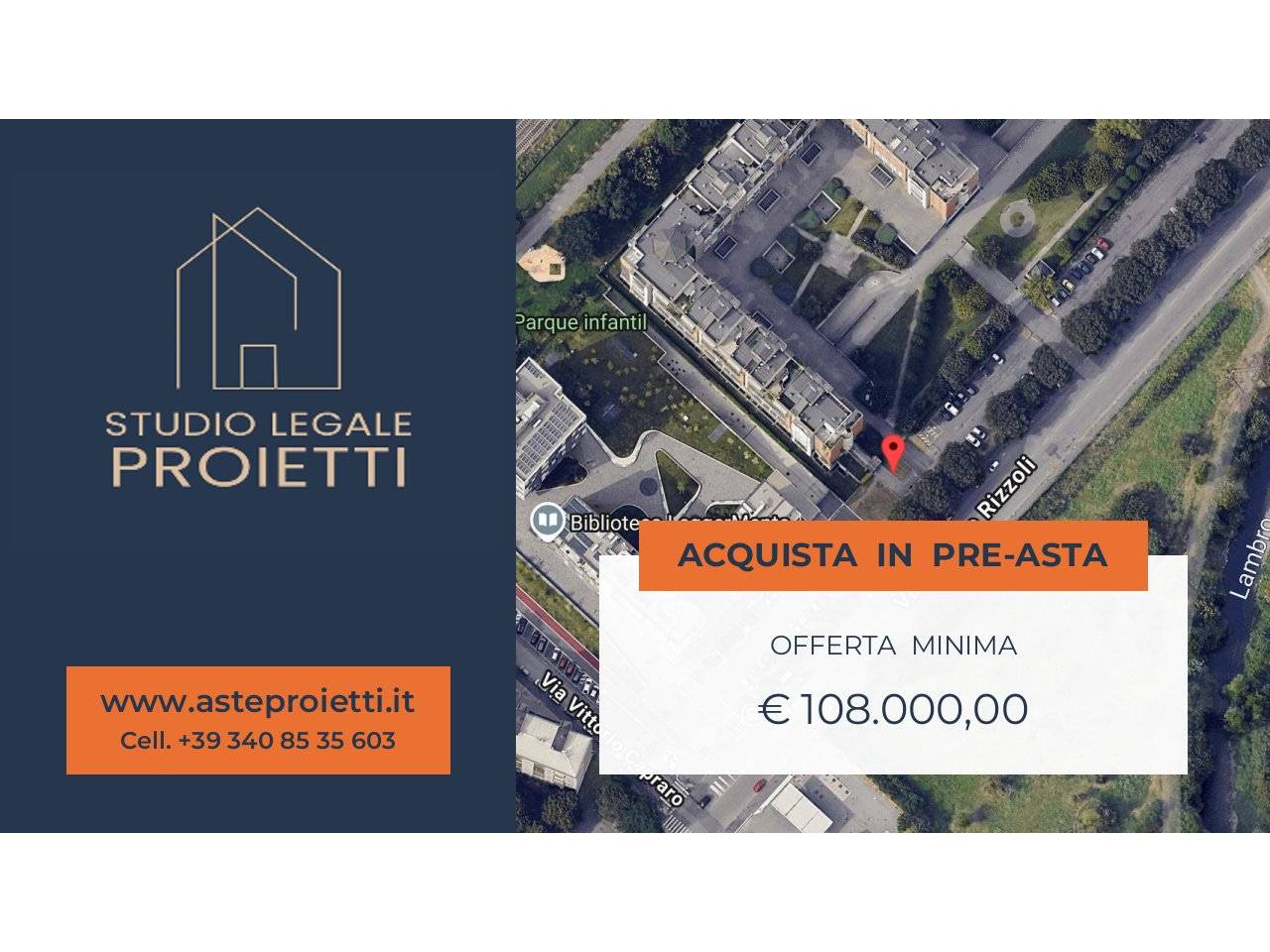 1 bedroom Apartment in Milan, Italy No. 309305