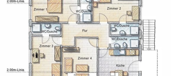 Casa de 8 habitaciónes en Celle, Germany No. 146701 29