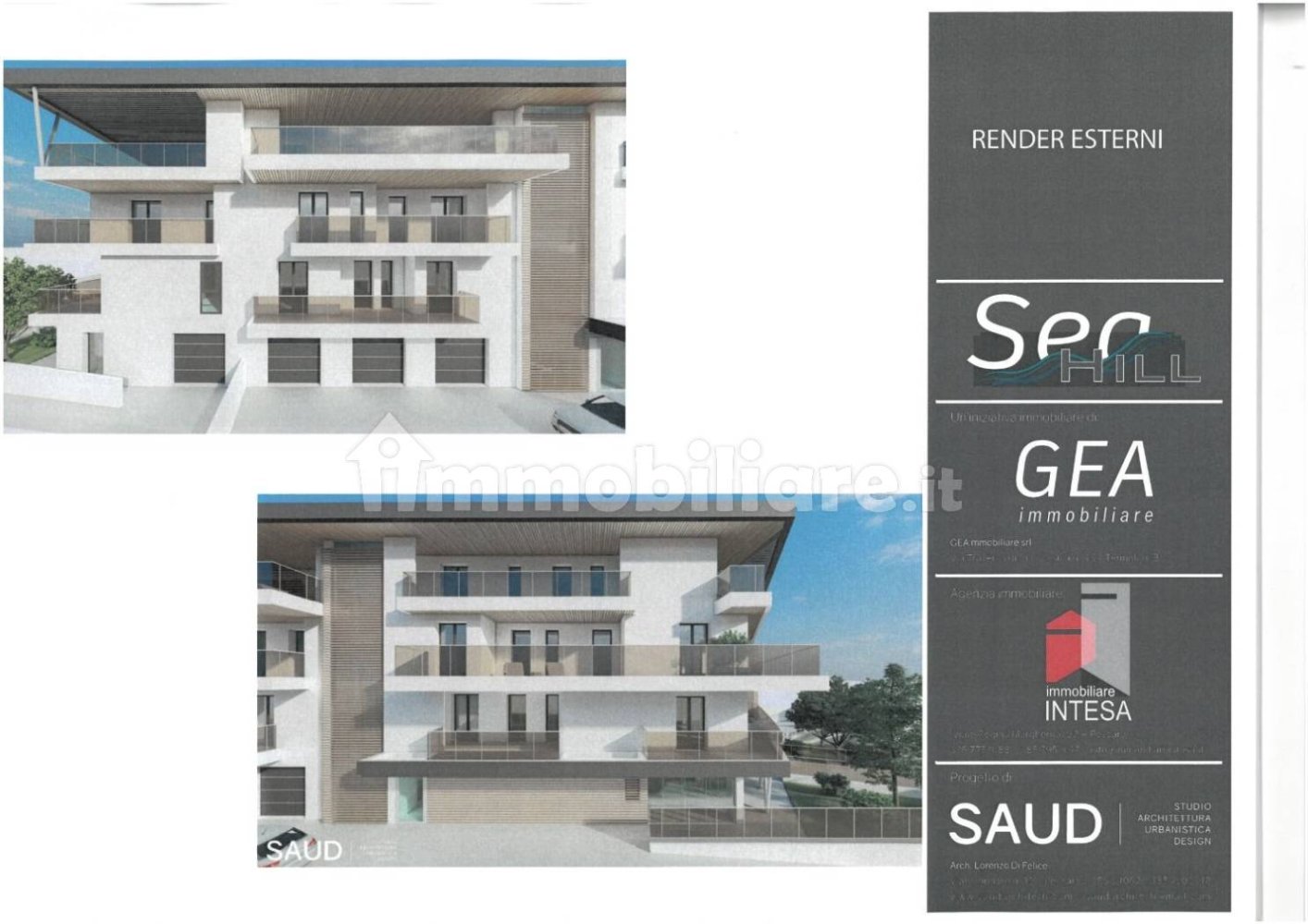 Квартира с 3 спальнями в Пескара, Италия № 63214