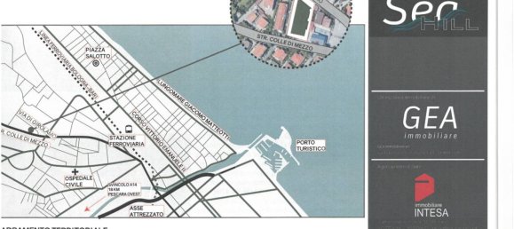 Квартира с 3 спальнями в Пескара, Италия № 63214 3