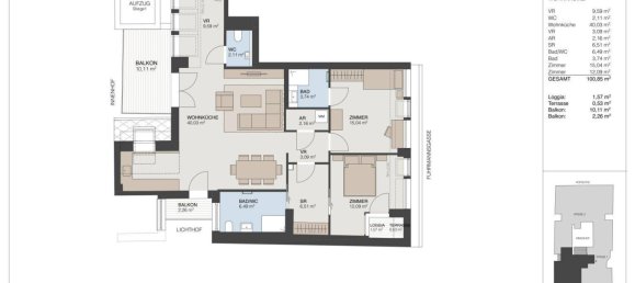 3 rooms Apartment in Josefstadt, Austria No. 199188 20