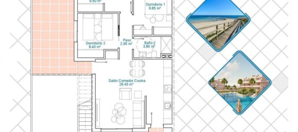 Bungalow de 3 dormitorios en Pilar de la Horadada, Spain No. 287521 28