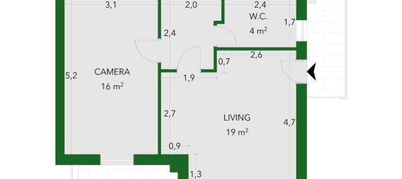 Dúplex de 3 habitaciónes en Pontedera, Italy No. 21799 25