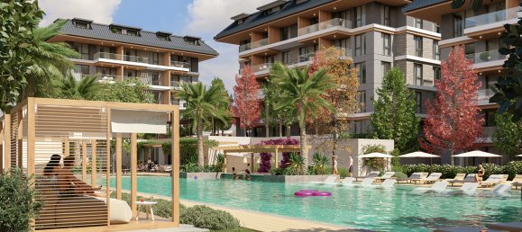 Apartamento 1+1 em Oba, Turkey N.º 12781 2