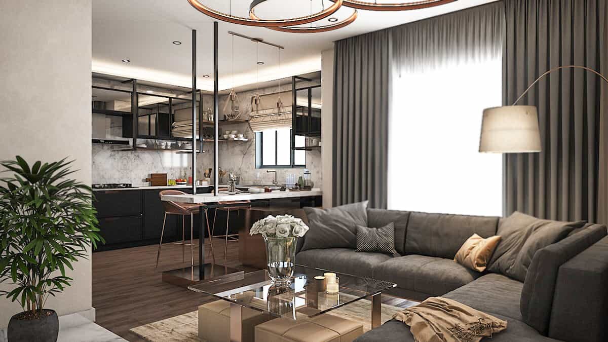 Penthouse 3+1 em Istanbul, Turkey N.º 41333