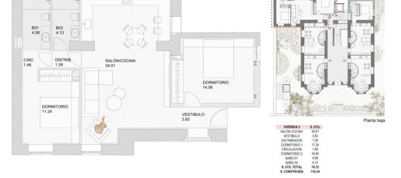 Квартира с 2 спальнями в Малага, Испания № 180877 11
