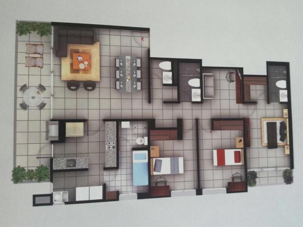 Casa T3 em Atlantico, Colombia N.º 5867