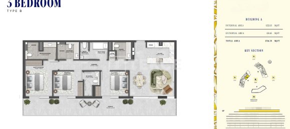 Apartamento T1 em City of Arabia, UAE N.º 203347 22