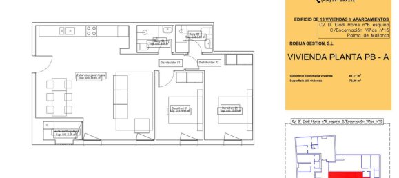 2 Schlafzimmer Wohnung in Palma de Majorca, Spain, Nr. 161387 2