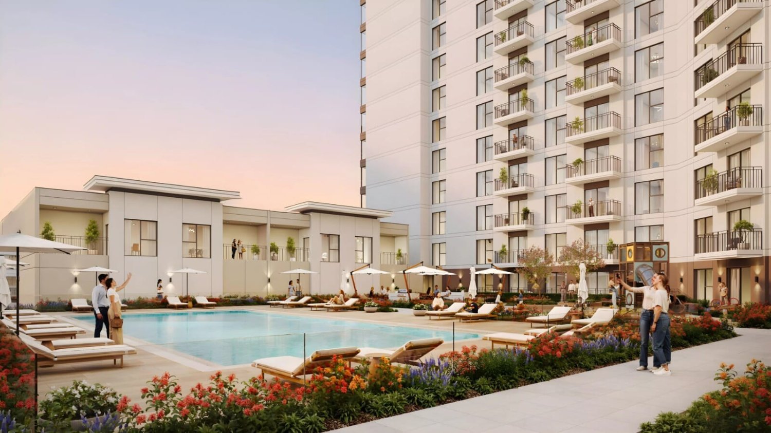 Apartamento T2 em Town Square, UAE N.º 111937