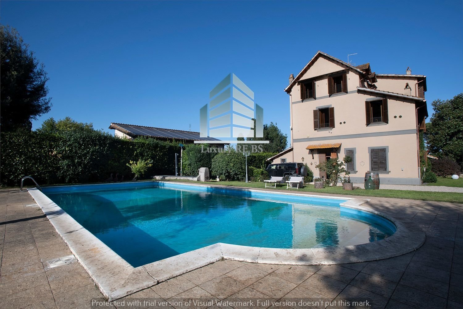 Вилла с 9 спальнями в Рим, Италия № 377940