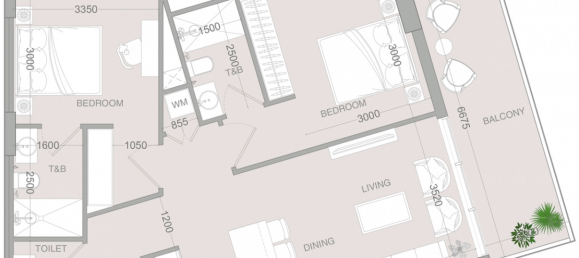 Apartamento de 2 dormitorios en Dubai, UAE No. 96656 9