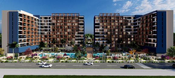 شقة 1+1 في Mersin, Turkey رقم 30868 2