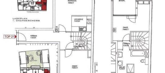 3غرفة منزل ذو طابقين في Meidling, Austria رقم 132264 19