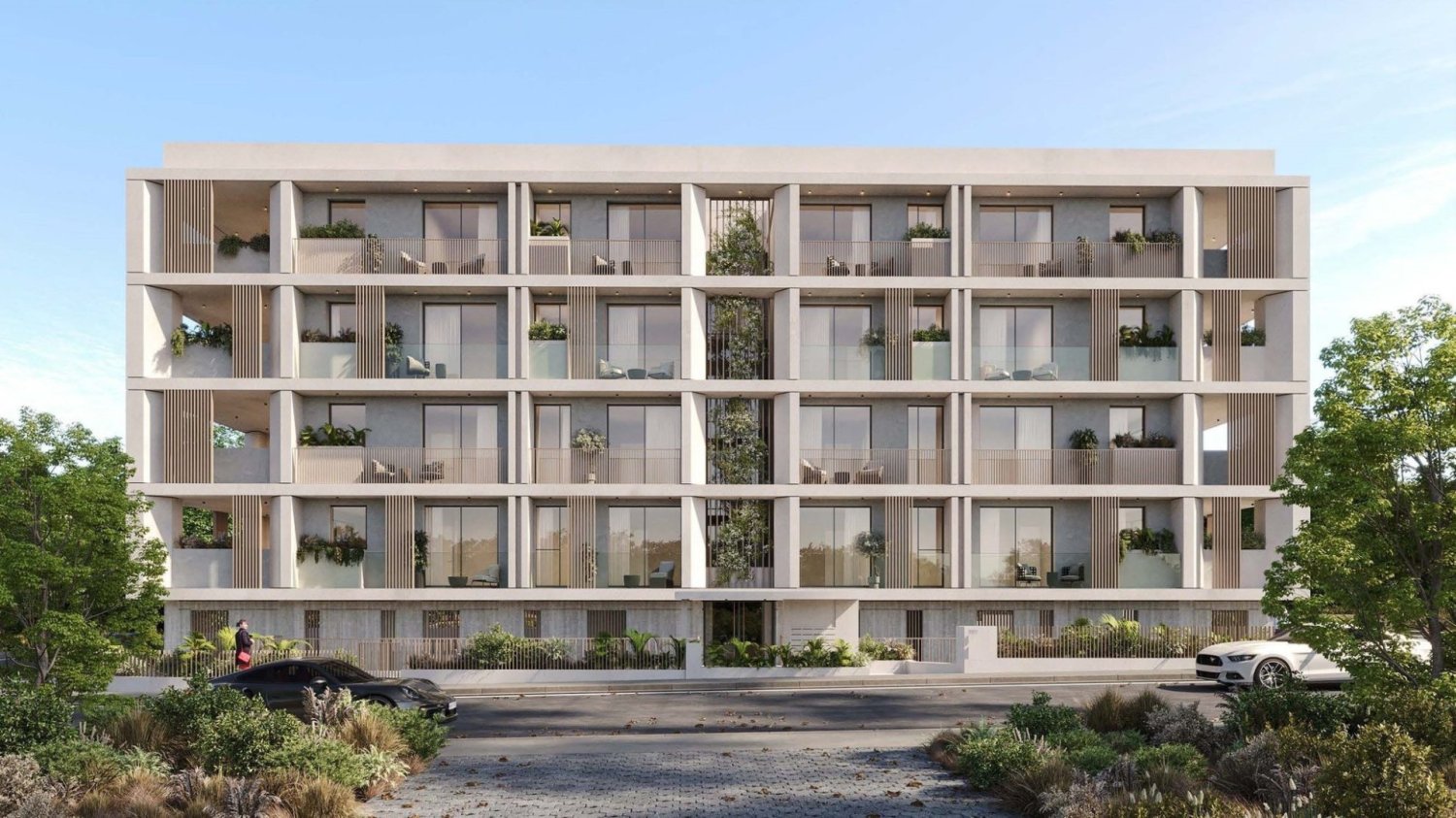 Квартира с 2 спальнями в Пафос, Кипр № 30219