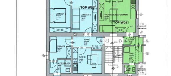 3 rooms Apartment in Hohenems, Austria No. 187272 10