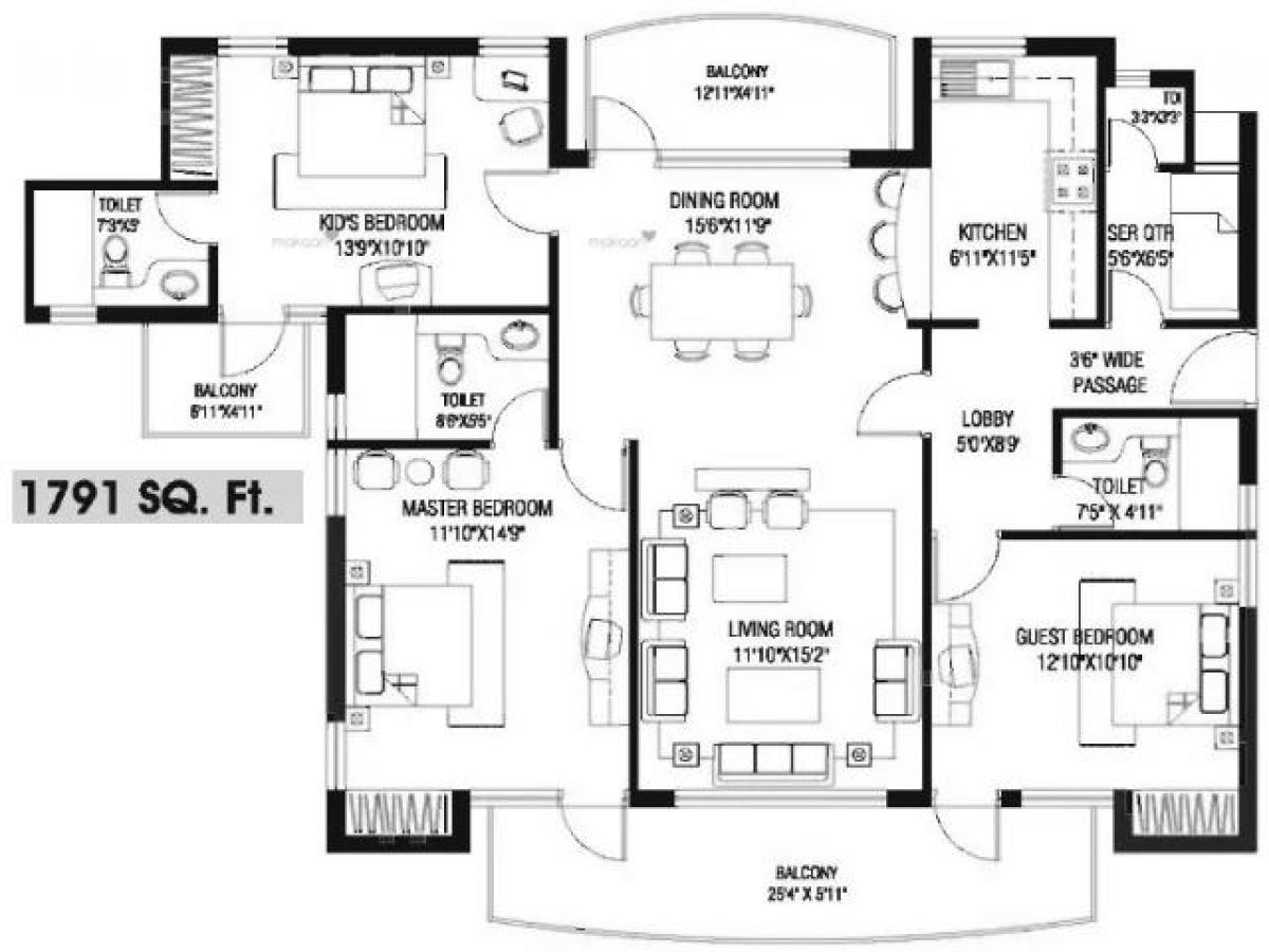 3 bedrooms House in Faridabad, India No. 6703