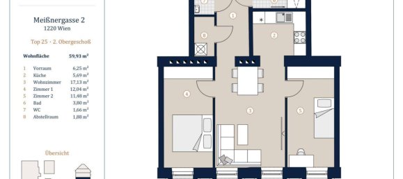 3-Zimmer Wohnung in Wien, Austria, Nr. 144234 11