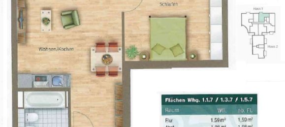 Apartamento T1 em Munich, Germany N.º 324649 11