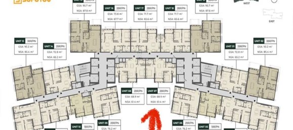 2 bedrooms Apartment in Lumiere Riverside, Ho Chi Minh, Vietnam No. 20224 2