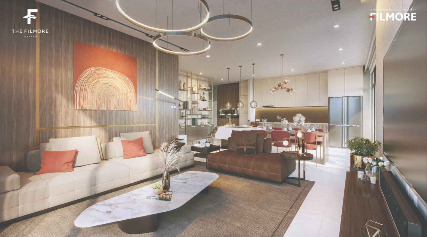 Кондоминиум  с 2 спальнями в The Filmore Da Nang, Хайтяу, Вьетнам № 20284