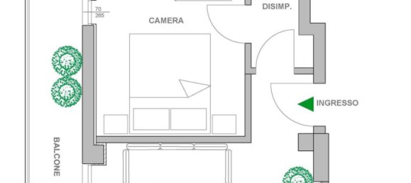 Apartamento de 2 habitaciónes en Bergamo, Italy No. 12331 7