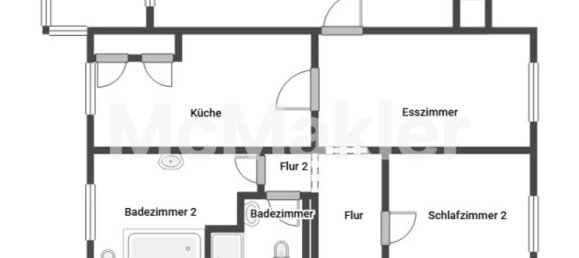 2 chambres Appartement à Lower Saxony, Germany No. 205854 15