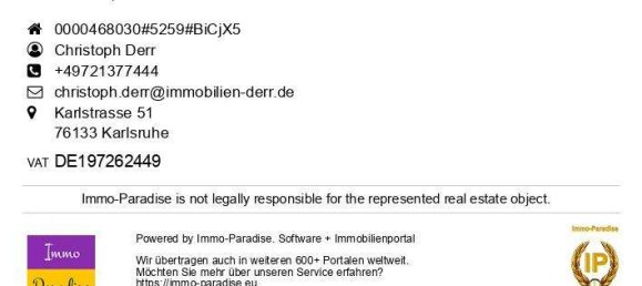 Apartamento de 1 dormitorio en Karlsruhe, Germany No. 23517 2