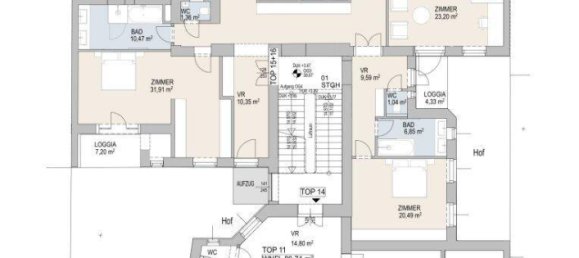 Apartamento de 7 habitaciónes en Alsergrund, Austria No. 158545 19