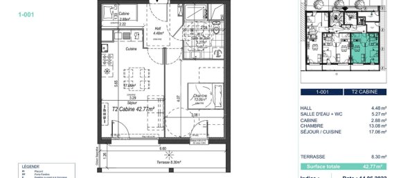 Apartamento T1 em Cucq, France N.º 160516 2