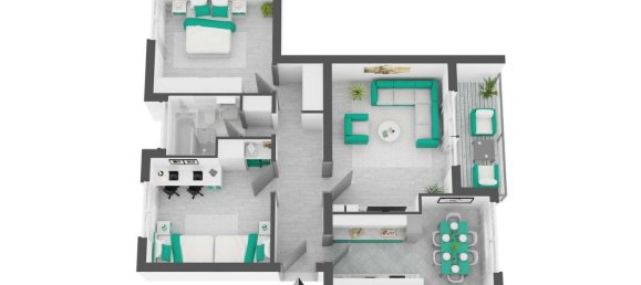 Apartamento de 3 habitaciónes en Wilhelmstadt, Germany No. 87437 9