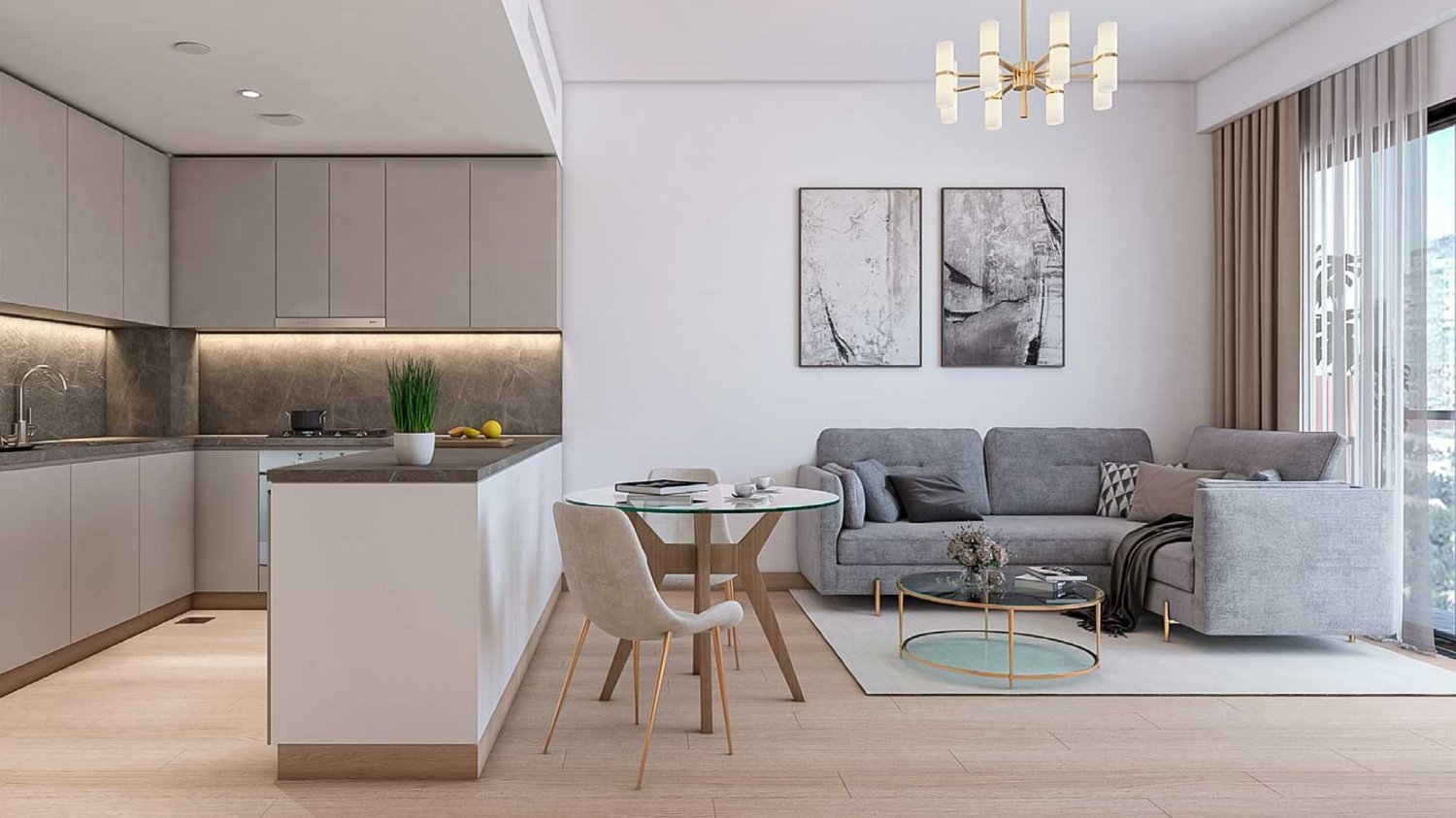 2 bedrooms Apartment in AZIZI AMBER, Al Furjan, UAE No. 62126