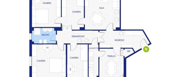 5 bedrooms Apartment in Bologna, Italy No. 352622 28