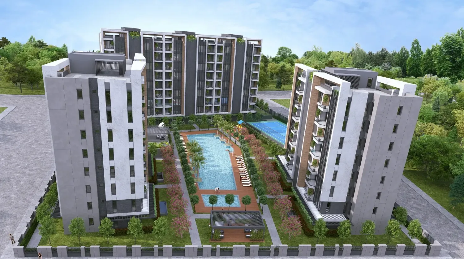 شقة 3+1 في Mugla, Turkey رقم 51868