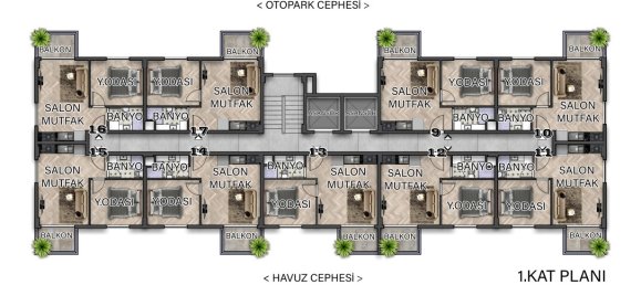 2 rooms Penthouse in Alanya, Turkey No. 29862 8