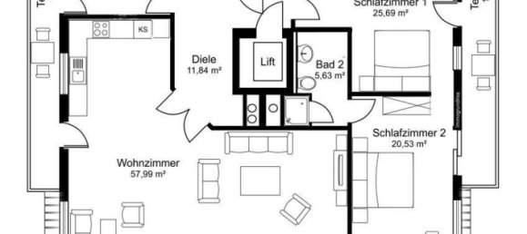 Penthouse T3 em Salzburg, Austria N.º 211684 15