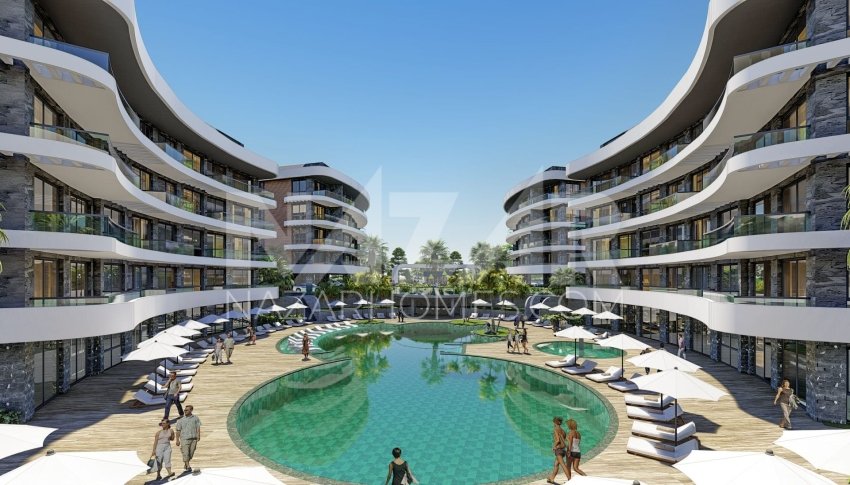 Apartamento 1+1 em Alanya, Turkey N.º 14353