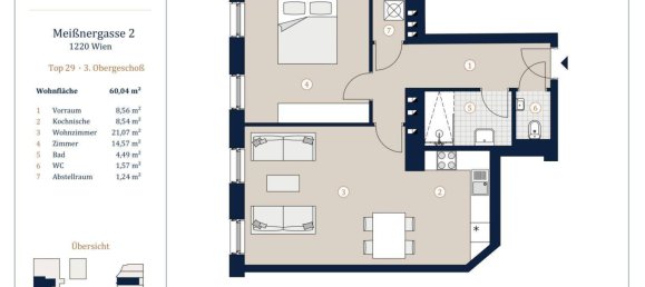 2 rooms Apartment in Vienna, Austria No. 160320 15