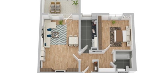 1 غرف نوم شقة في Ludwigsburg, Germany رقم 116101 8