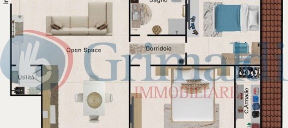 3-salle Appartement à Giugliano in Campania, Italy No. 55933 13