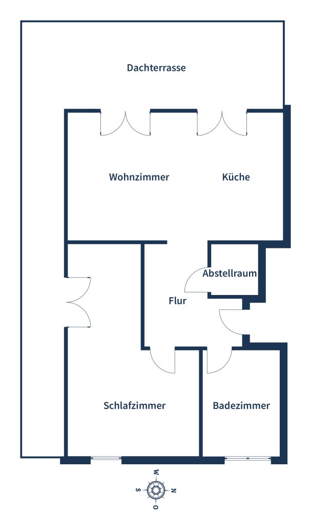 Apartamento de 1 dormitorio en Rhein-Neckar-Kreis, Germany No. 80772