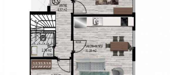 Apartamento de 2+1 en Istanbul, Turkey No. 40632 6