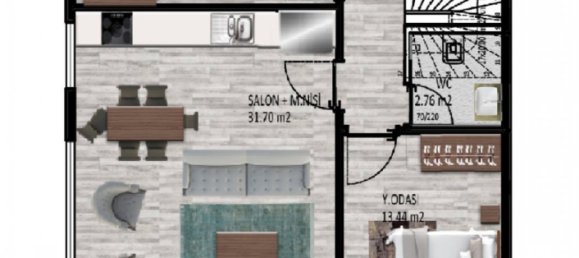 Apartamento de 2+1 en Istanbul, Turkey No. 40632 8