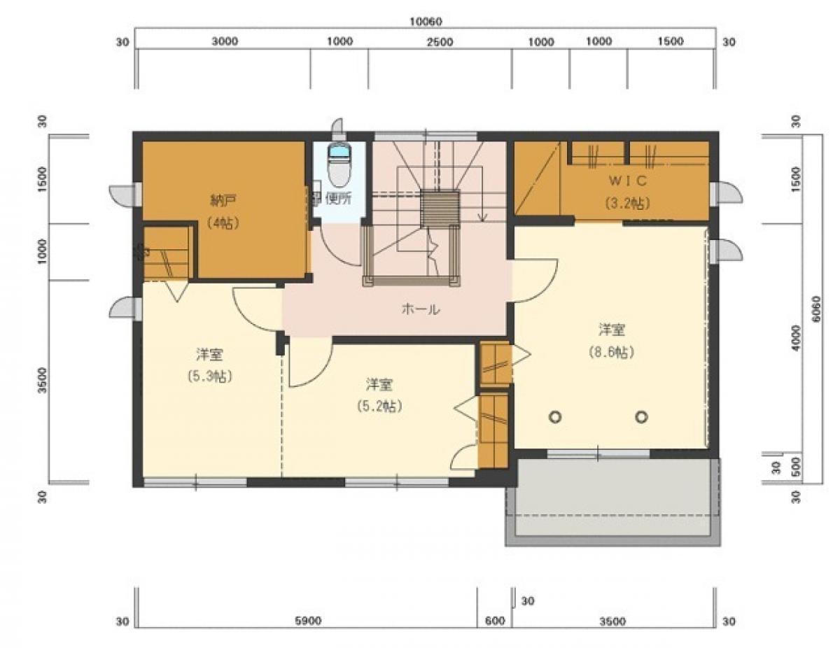 Дом с 4 спальнями в Наганохара, Япония № 1510